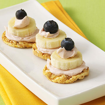 Blueberry-Banana Stacks