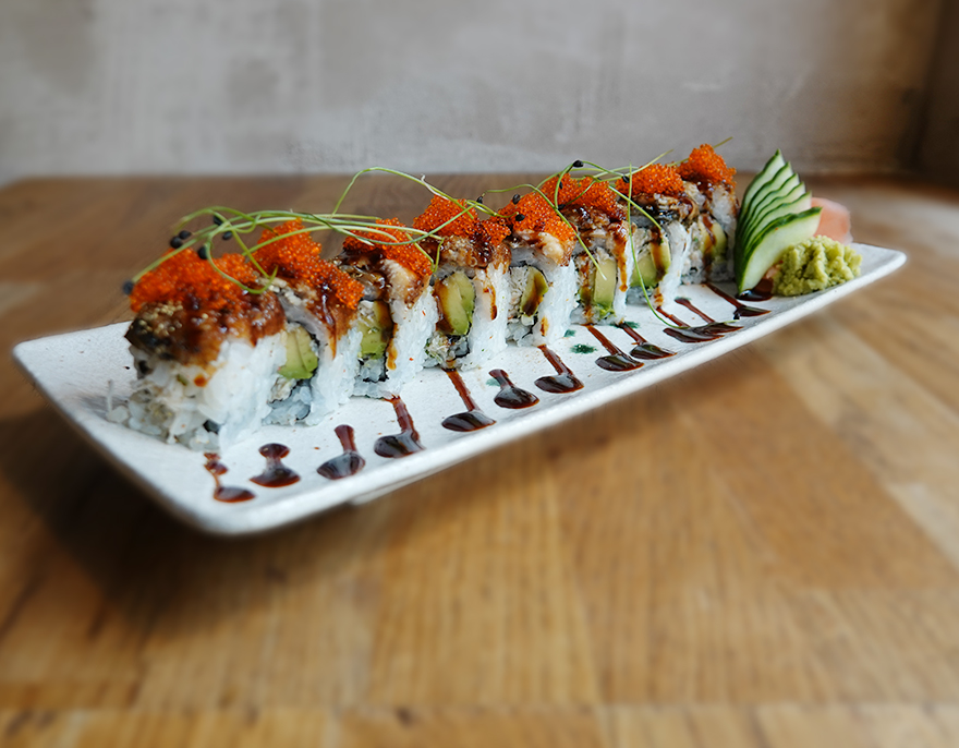 Grilled Eel Dragon Roll