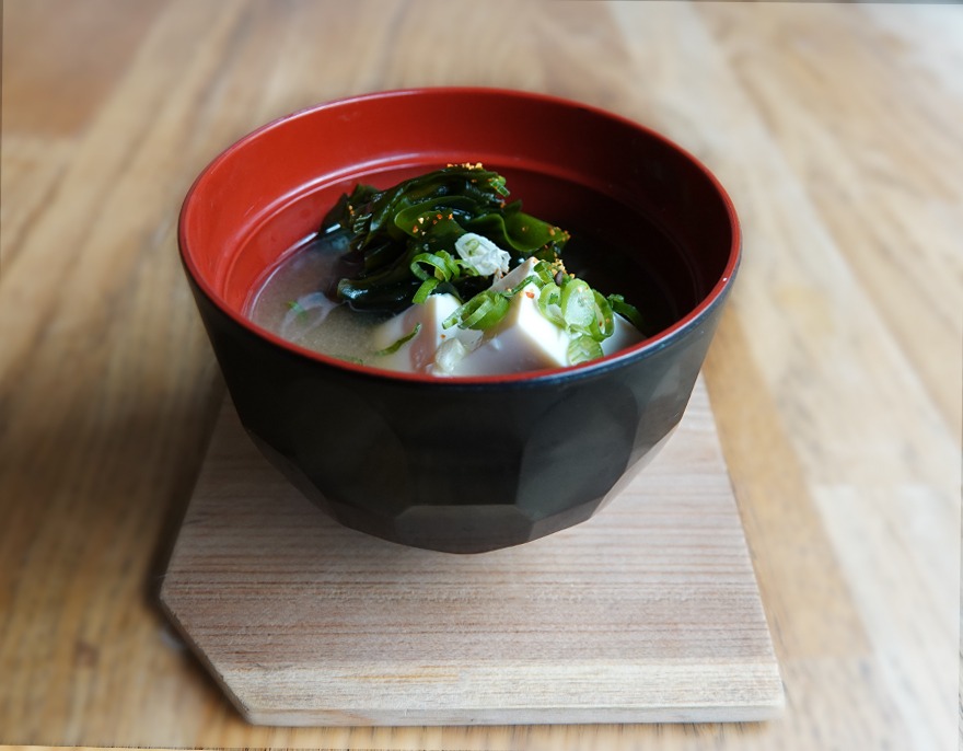 Tofu, Seaweed, Spring Onion